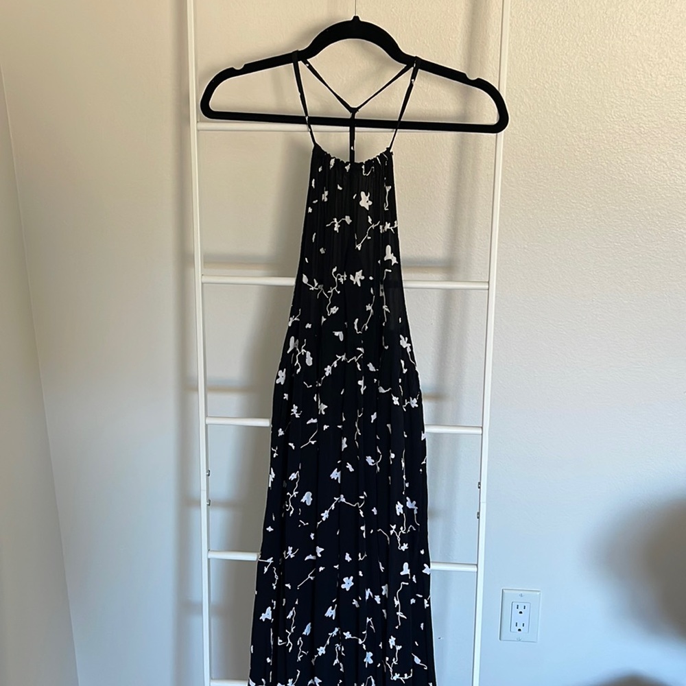 Ava Sky Maxi dress with Pockets